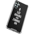 Eat Brains and Zombie On Black Galaxy A13 5G Clear Case