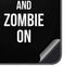 Eat Brains and Zombie On Black Galaxy A14 5G Skin