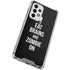 Eat Brains and Zombie On Black Galaxy A53 5G Clear Case