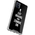 Eat Brains and Zombie On Black Galaxy A71 5G Clear Case