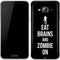 Eat Brains and Zombie On Black Galaxy J3 Skin