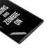 Eat Brains and Zombie On Black Galaxy Note 10 Plus Skin