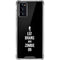 Eat Brains and Zombie On Black Galaxy Note20 5G Clear Case