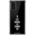 Eat Brains and Zombie On Black Galaxy Note20 5G Clear Case