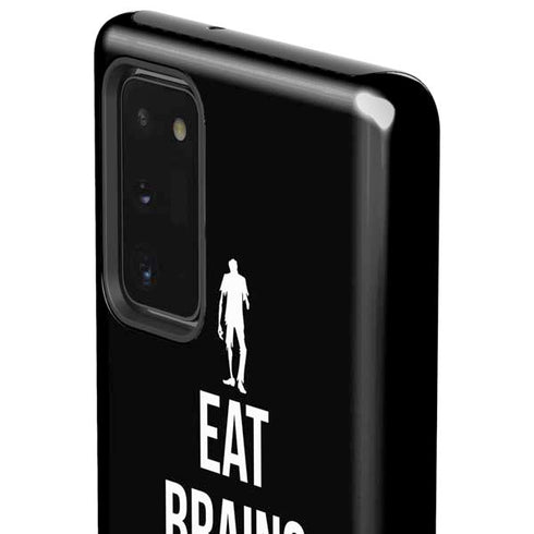 Eat Brains and Zombie On Black Galaxy Note20 5G Pro Case