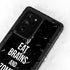 Eat Brains and Zombie On Black Galaxy Note20 Ultra 5G Waterproof Case