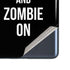 Eat Brains and Zombie On Black Galaxy S20 Fan Edition Skin