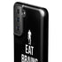 Eat Brains and Zombie On Black Galaxy S21 Plus 5G Pro Case