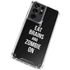 Eat Brains and Zombie On Black Galaxy S21 Ultra 5G Clear Case