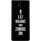 Eat Brains and Zombie On Black Galaxy S21 Ultra 5G Skin