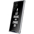 Eat Brains and Zombie On Black Galaxy S22 Ultra Clear Case