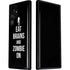 Eat Brains and Zombie On Black Galaxy S22 Ultra Pro Case