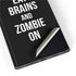 Eat Brains and Zombie On Black Galaxy S22 Ultra Skin