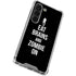 Eat Brains and Zombie On Black Galaxy S23 Clear Case