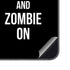 Eat Brains and Zombie On Black Galaxy S23 FE Skin