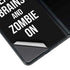 Eat Brains and Zombie On Black Galaxy Z Fold3 5G Skin