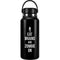 Eat Brains and Zombie On Black Hydro Flask 32oz Wide Mouth Skin