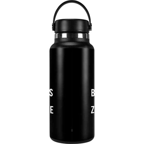 Eat Brains and Zombie On Black Hydro Flask 32oz Wide Mouth Skin