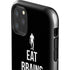 Eat Brains and Zombie On Black iPhone 11 Pro Max Impact Case