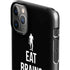 Eat Brains and Zombie On Black iPhone 11 Pro Max Lite Case