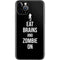 Eat Brains and Zombie On Black iPhone 11 Pro Skin