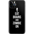 Eat Brains and Zombie On Black iPhone 11 Pro Skin