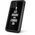 Eat Brains and Zombie On Black iPhone 11 Pro Waterproof Case