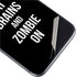 Eat Brains and Zombie On Black iPhone 11 Skin