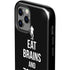 Eat Brains and Zombie On Black iPhone 12 Pro Max Impact Case