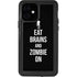 Eat Brains and Zombie On Black iPhone 12 Waterproof Case