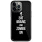 Eat Brains and Zombie On Black iPhone 13 Pro Cargo Case