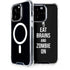 Eat Brains and Zombie On Black iPhone 13 Pro MagSafe Case