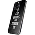 Eat Brains and Zombie On Black iPhone 13 Pro Skin