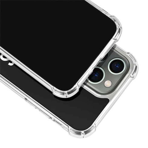 Eat Brains and Zombie On Black iPhone 15 Pro Clear Case