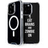 Eat Brains and Zombie On Black iPhone 15 Pro MagSafe Case