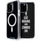 Eat Brains and Zombie On Black iPhone 15 Pro Max MagSafe Case