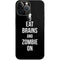 Eat Brains and Zombie On Black iPhone 14 Pro Max Skin