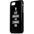 Eat Brains and Zombie On Black iPhone 7 Pro Case