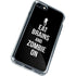 Eat Brains and Zombie On Black iPhone SE (2nd & 3rd Gen) Clear Case