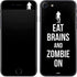 Eat Brains and Zombie On Black iPhone SE (2nd & 3rd Gen) Skin