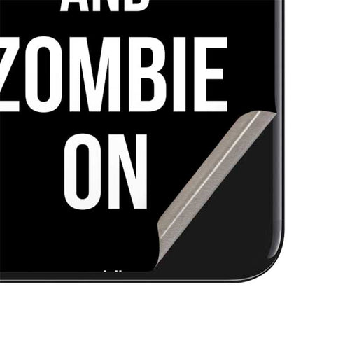Eat Brains and Zombie On Black iPhone SE (2nd & 3rd Gen) Skin