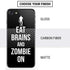 Eat Brains and Zombie On Black iPhone SE (2nd & 3rd Gen) Skin