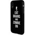 Eat Brains and Zombie On Black iPhone XR Pro Case