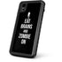 Eat Brains and Zombie On Black iPhone XR Waterproof Case