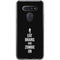 Eat Brains and Zombie On Black LG K51/Q51 Clear Case