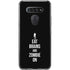 Eat Brains and Zombie On Black LG K51/Q51 Clear Case