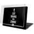 Eat Brains and Zombie On Black MacBook Pro 13in (2020) Case plus Skin