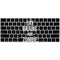 Eat Brains and Zombie On Black Magic Keyboard Skin