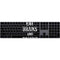 Eat Brains and Zombie On Black Magic Keyboard with Numeric Keypad Skin