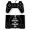 Eat Brains and Zombie On Black PlayStation Classic Bundle Skin